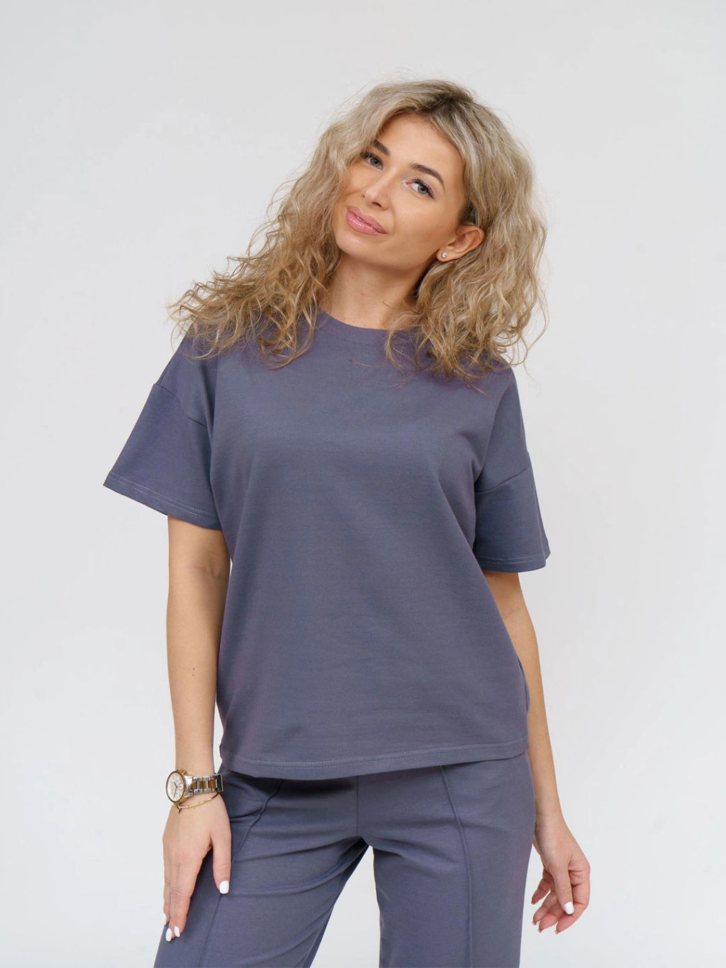 Костюм женский, цвет серый