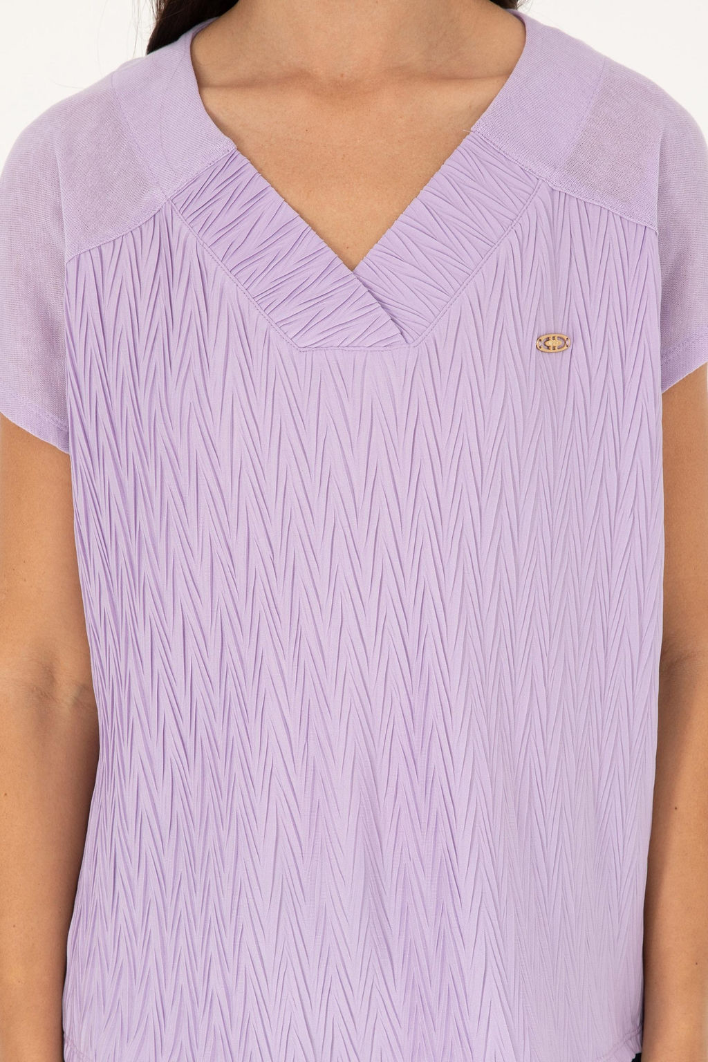 U. S. Polo Assn / Женская сиреневая футболка - U.s. polo assn фото 6