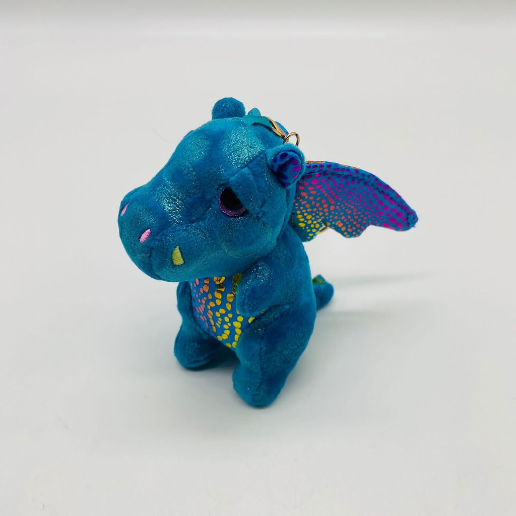 Мягкая игрушка брелок Дино с цветными чешуйками 13 см в ассортименте - Storyland фото 13