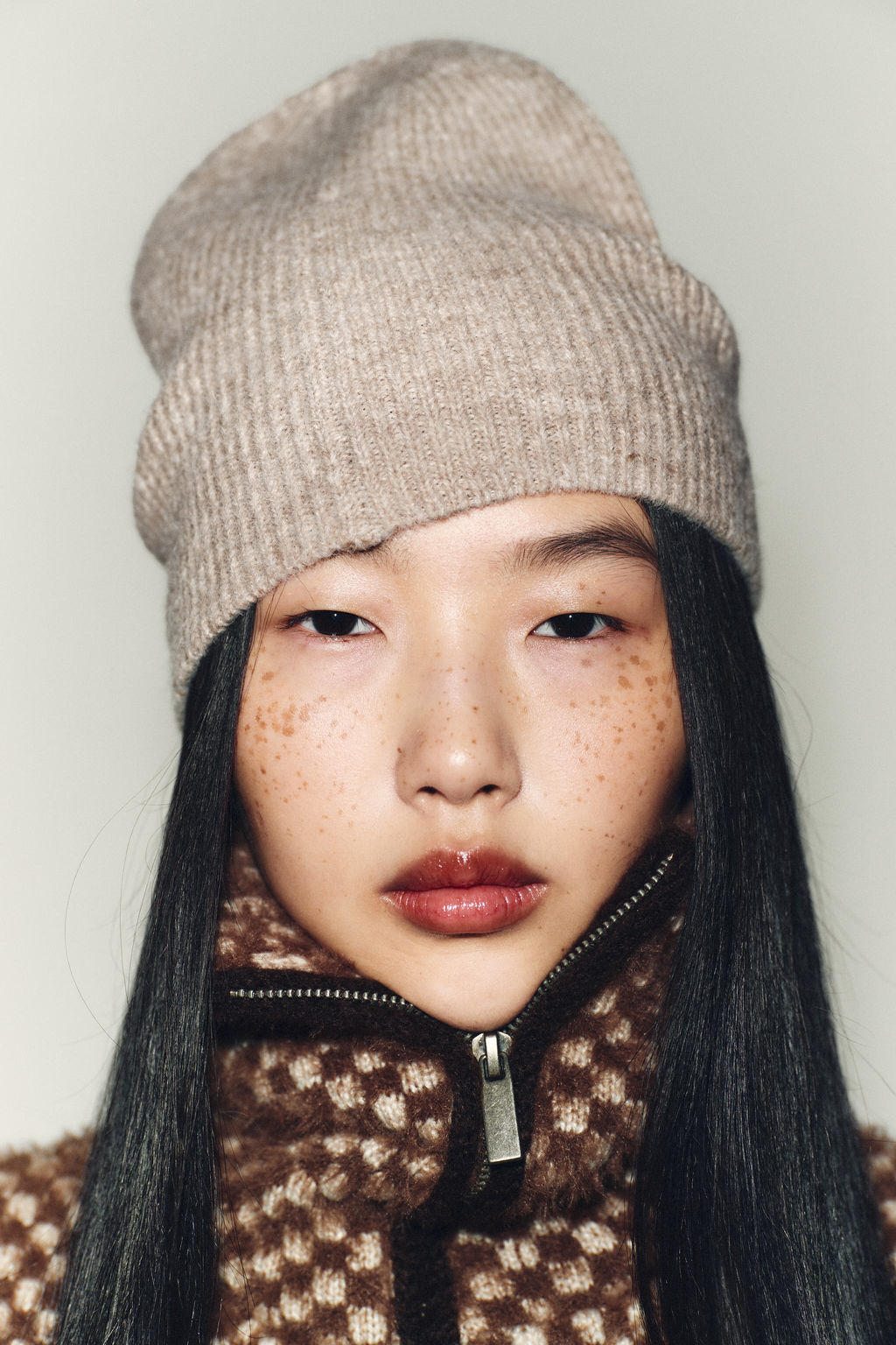 GORRO BEANIE PUNTO CANAL? / Tostado