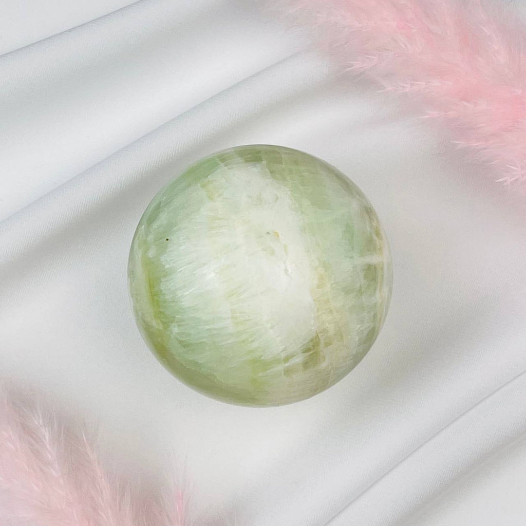 Радуга Самоцветов Шар из Кальцита Фисташковый  фото 2