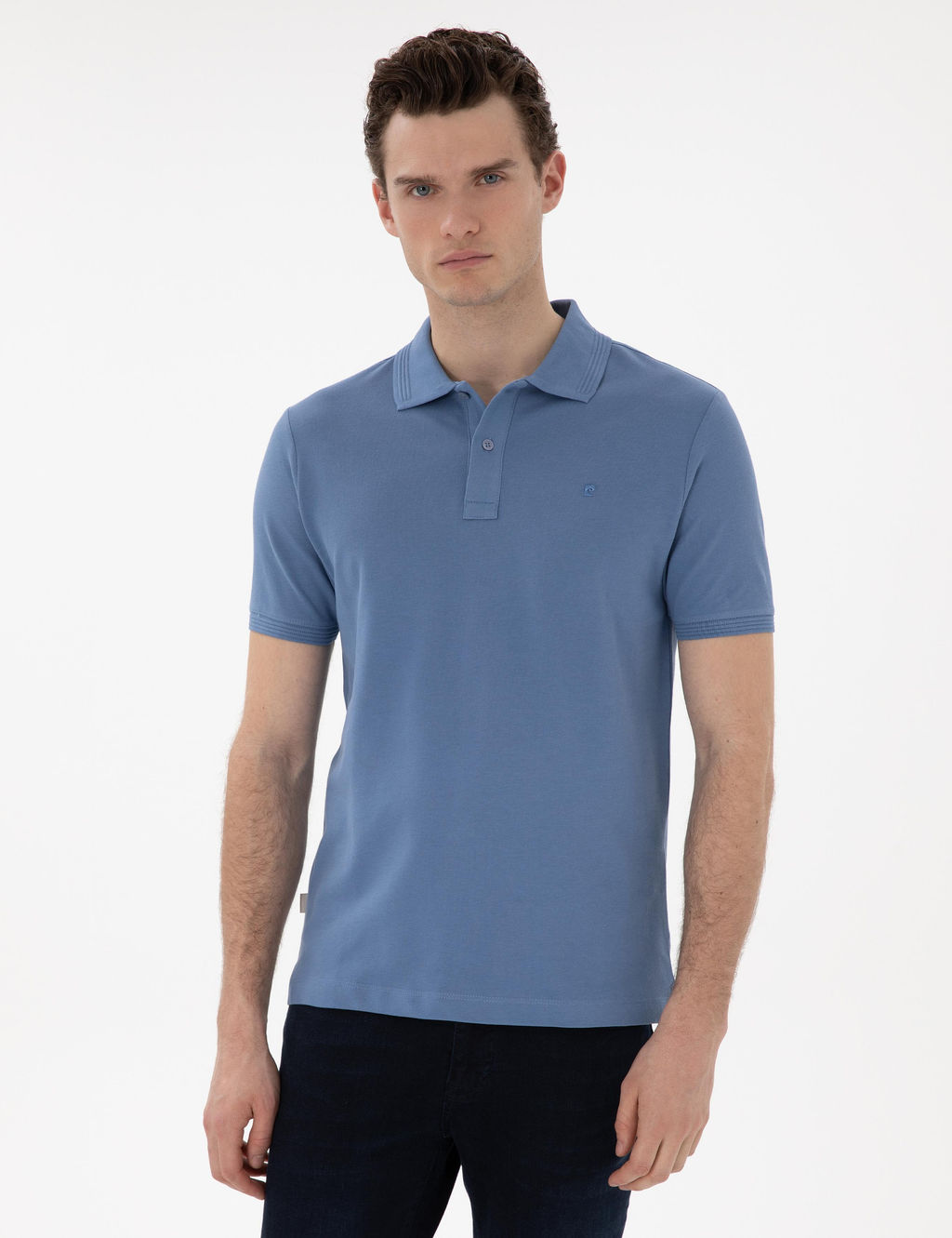 Mavi Slim Fit K_vr_lmaz Polo Yaka Basic Ti__rt