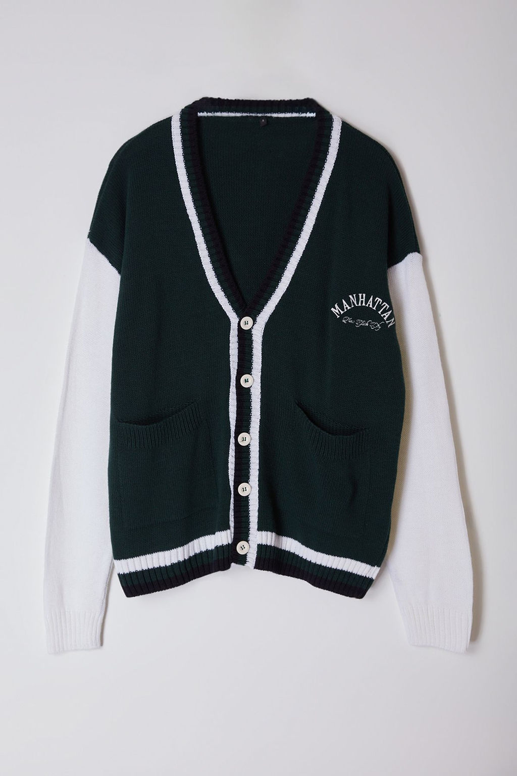 Yesil FL Erkek Regular V Yaka Duz Triko H?rka TMNAW25HI00003