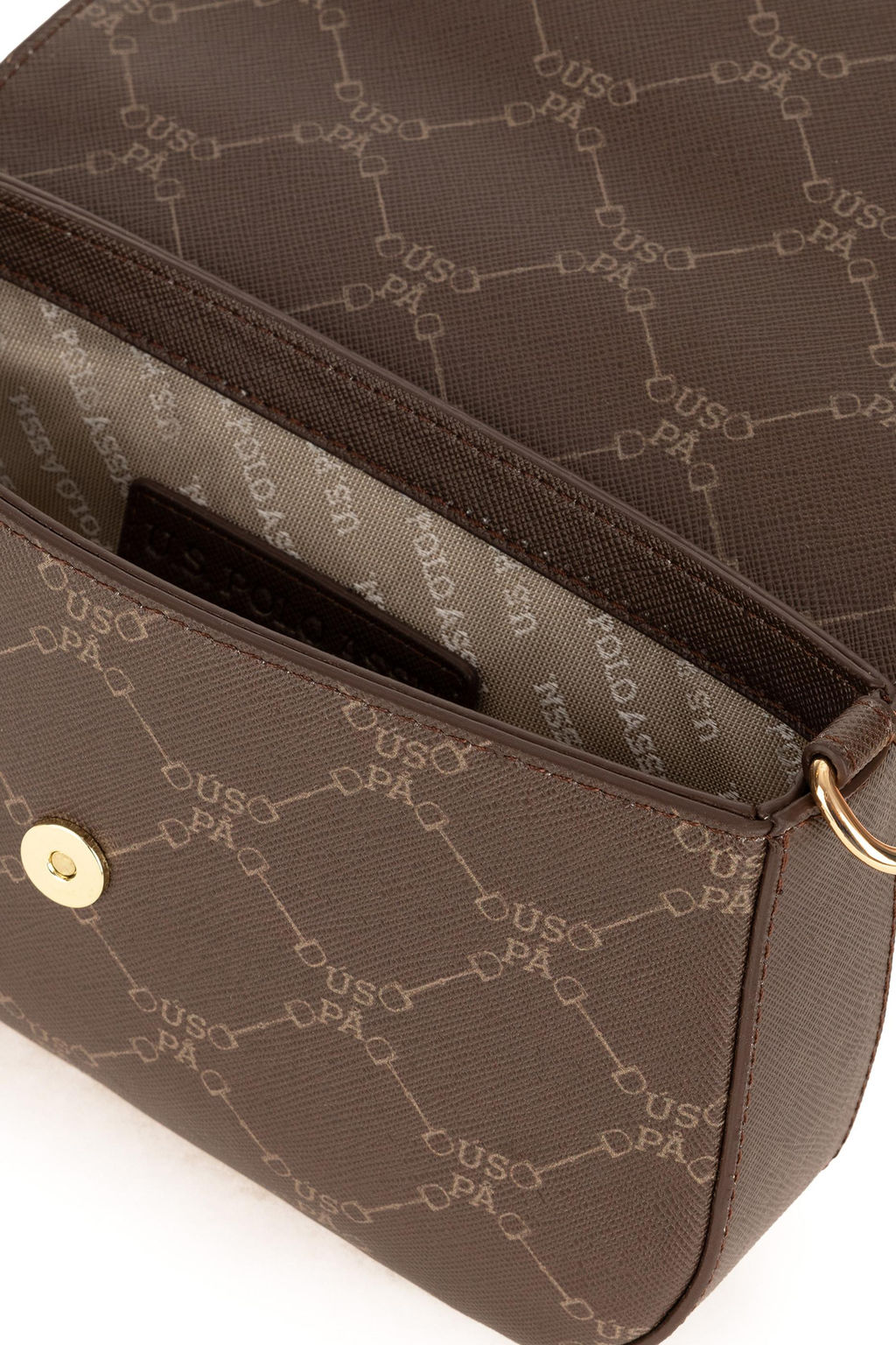 Женская коричневая сумка через плечо Неожиданная скидка в корзине - U.s. polo assn фото 7