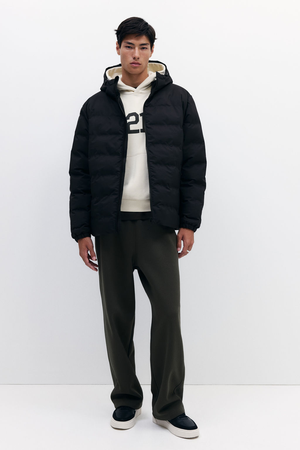Chaqueta acolchada repelente al agua Regular Fit - H&m фото 8