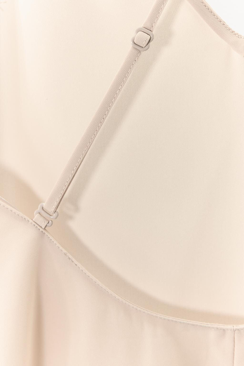 LONG SLIP DRESS WITH MULTI-POSITION STRAPS - Zara фото 16