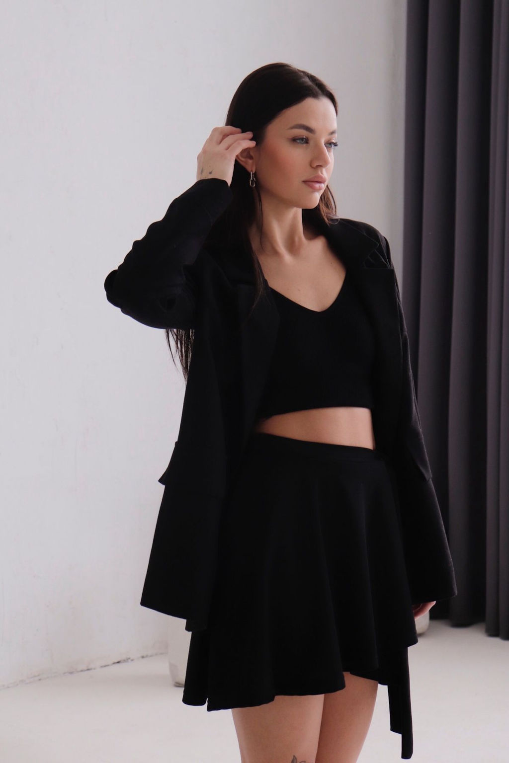11341 Мини-юбка чёрная - Martichelli фото 11