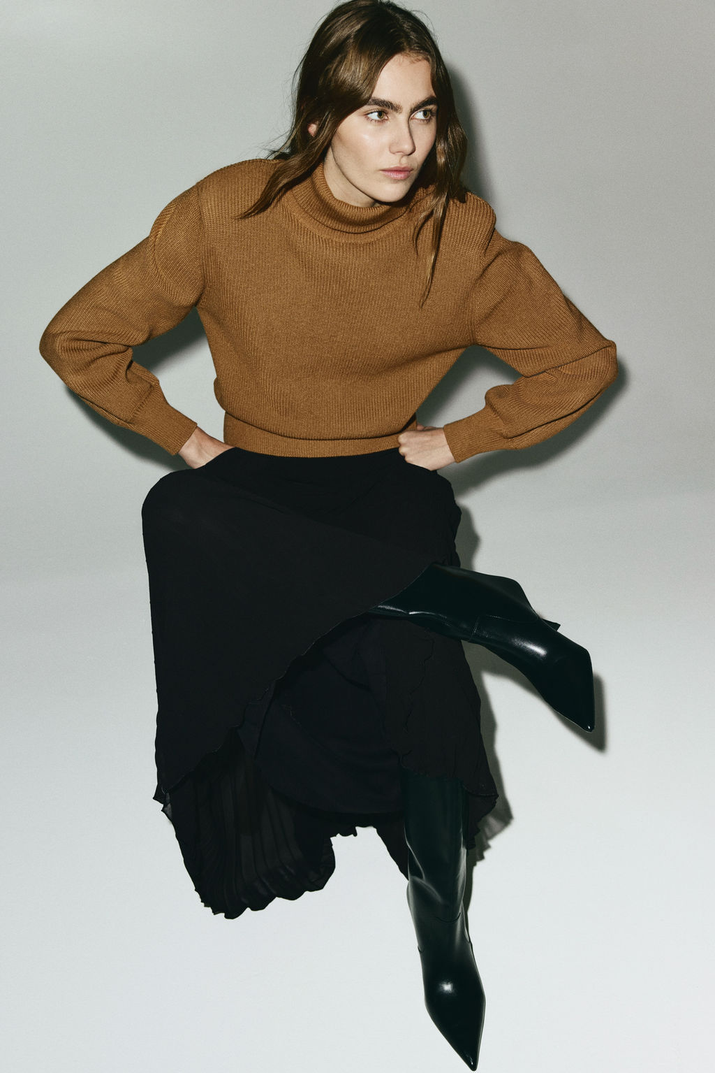 Falda plisada de gasa - H&m фото 3