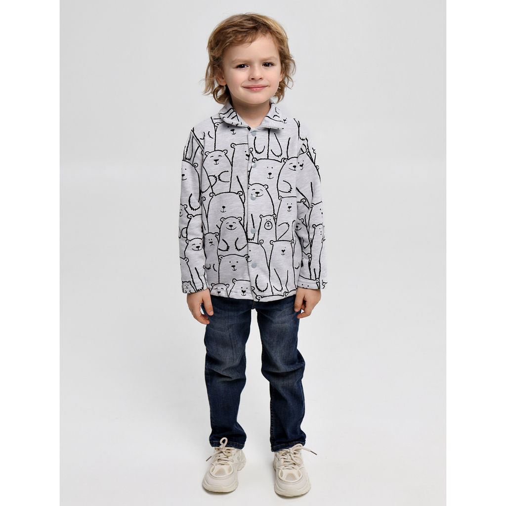 Рубашка футер 2х нитка начёс 0497310402