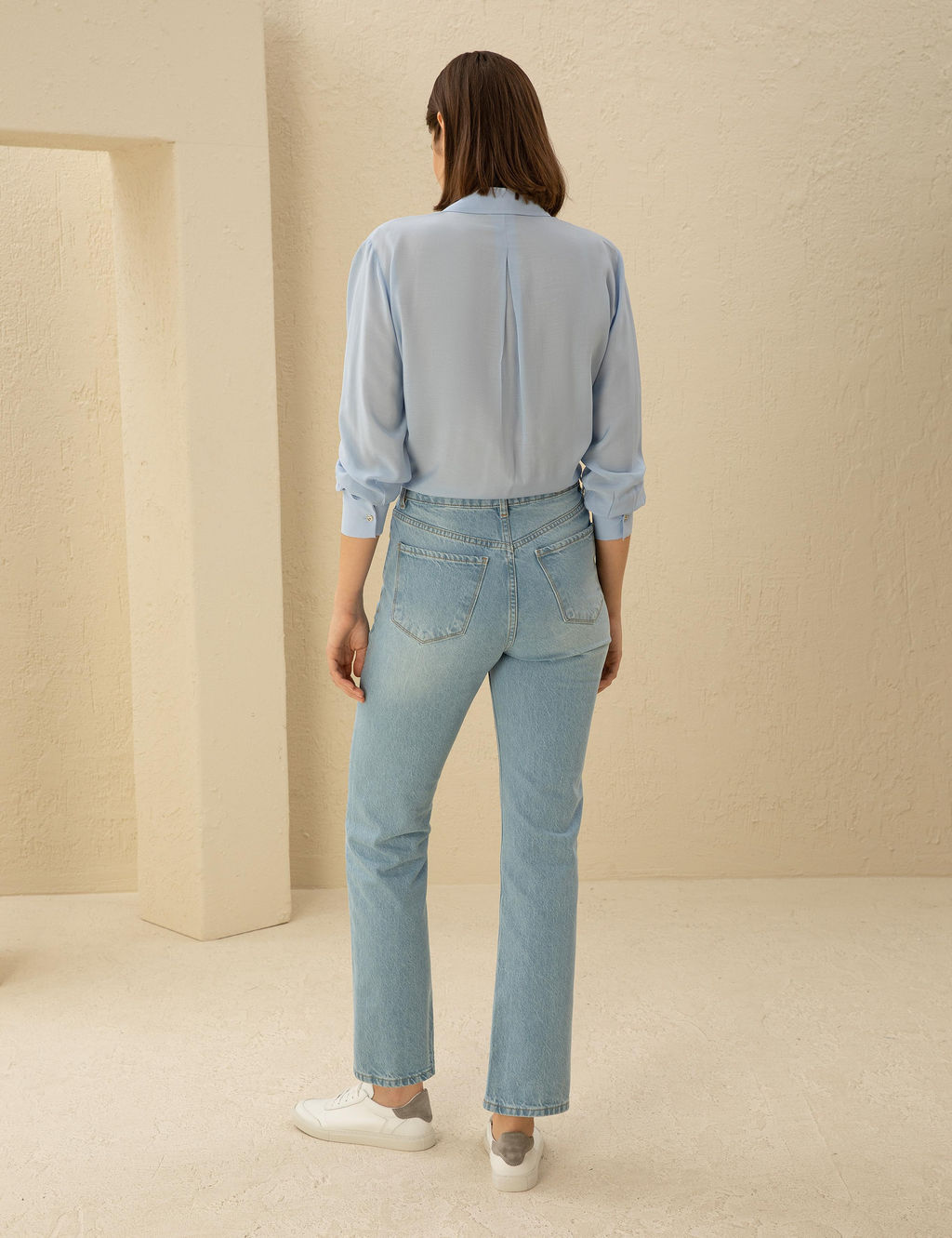 A__k Mavi Straight Fit Jean Pantolon