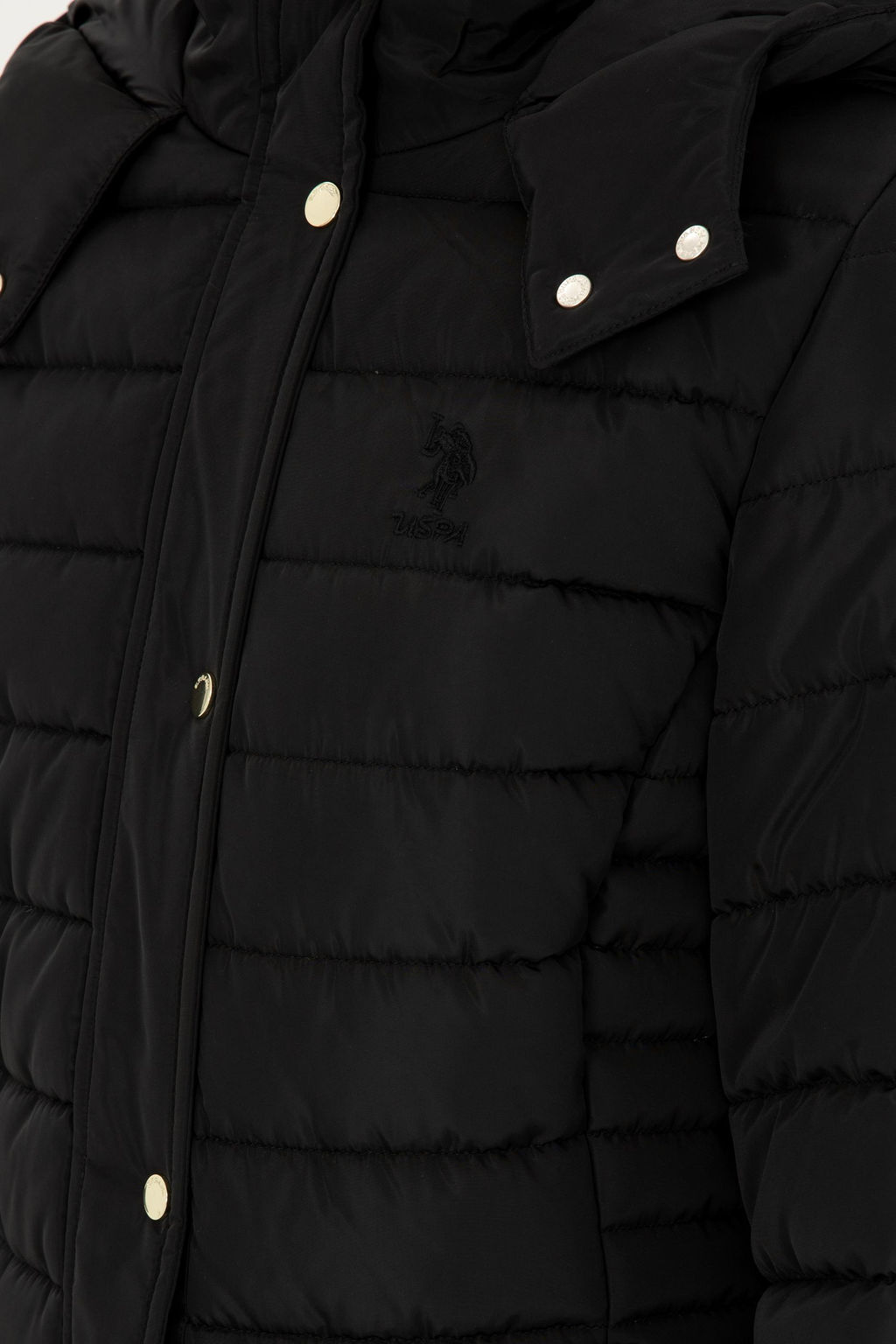 Женское черное пальто - U.s. polo assn фото 7