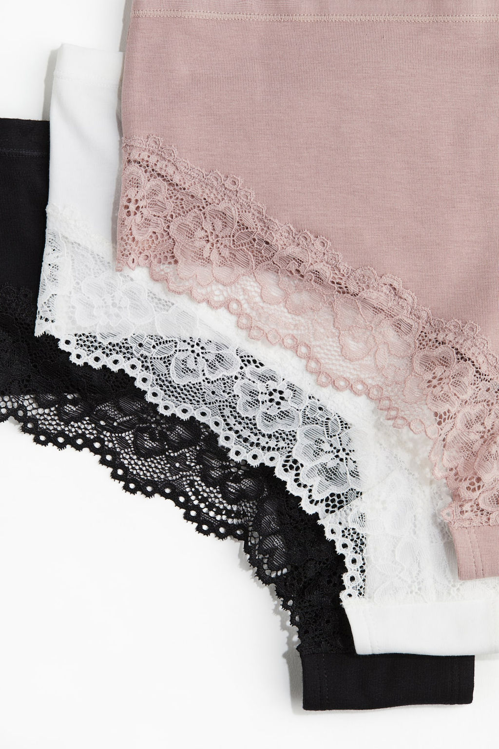 MAMA Pack de 5 bragas Hipster de algodon y encaje - H&m фото 2