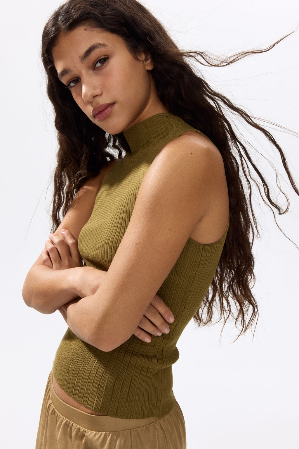 Top de canal? con cuello perkins - H&m фото 3