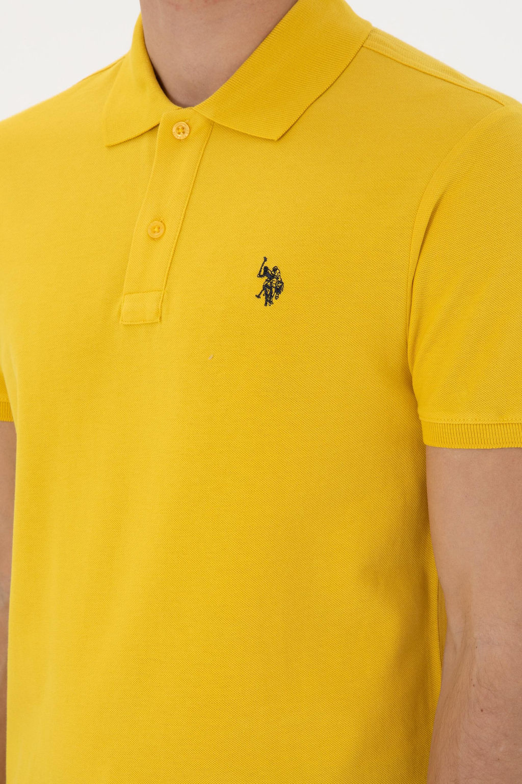 Erkek Slim Fit Polo Yaka Sar_ Basic Ti__rt Sepette S_rpriz _ndirim - U.s. polo assn фото 7