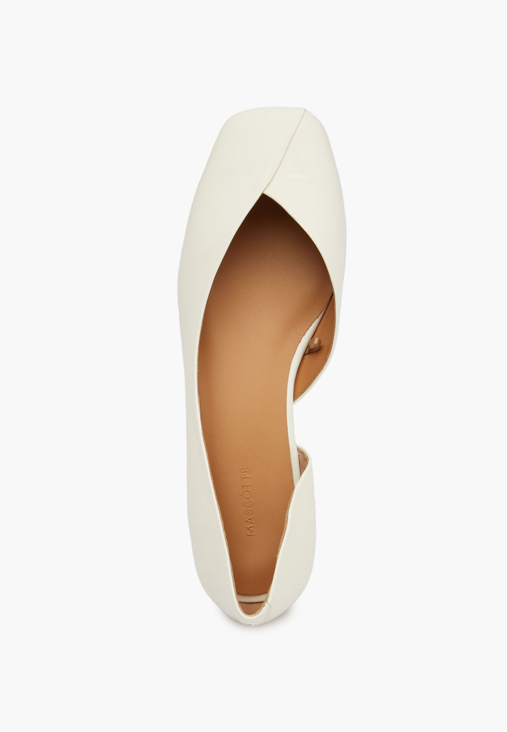 Молочные лакированные женские туфли - Mascotte фото 4