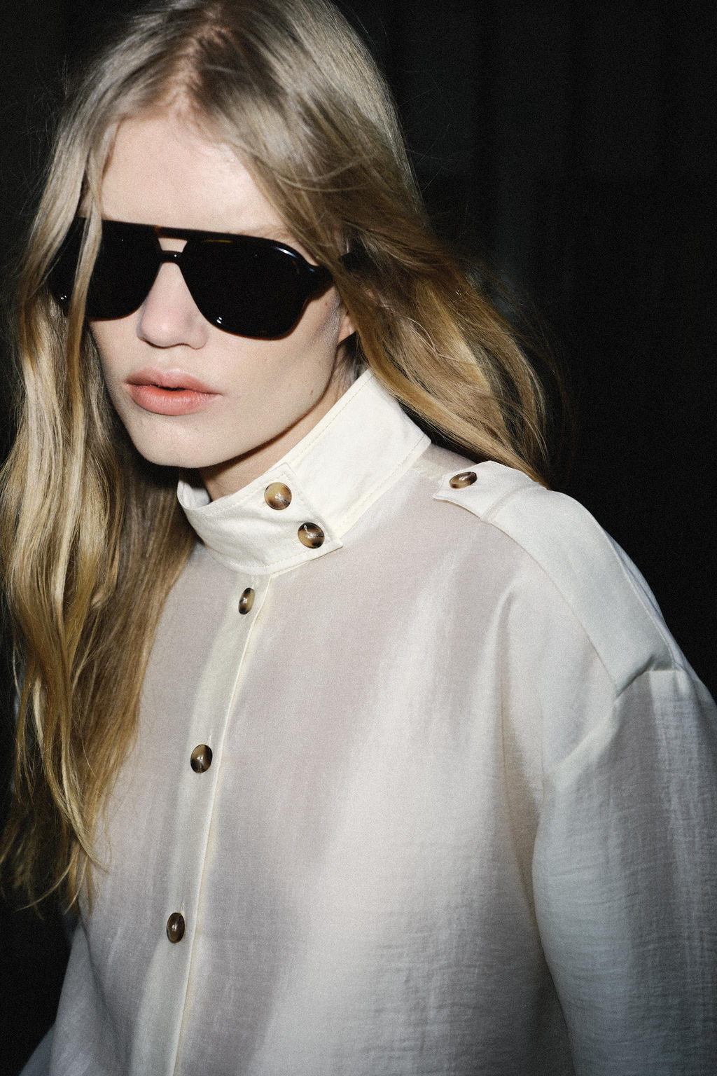 FLOWING HIGH NECK SHIRT - Zara фото 5