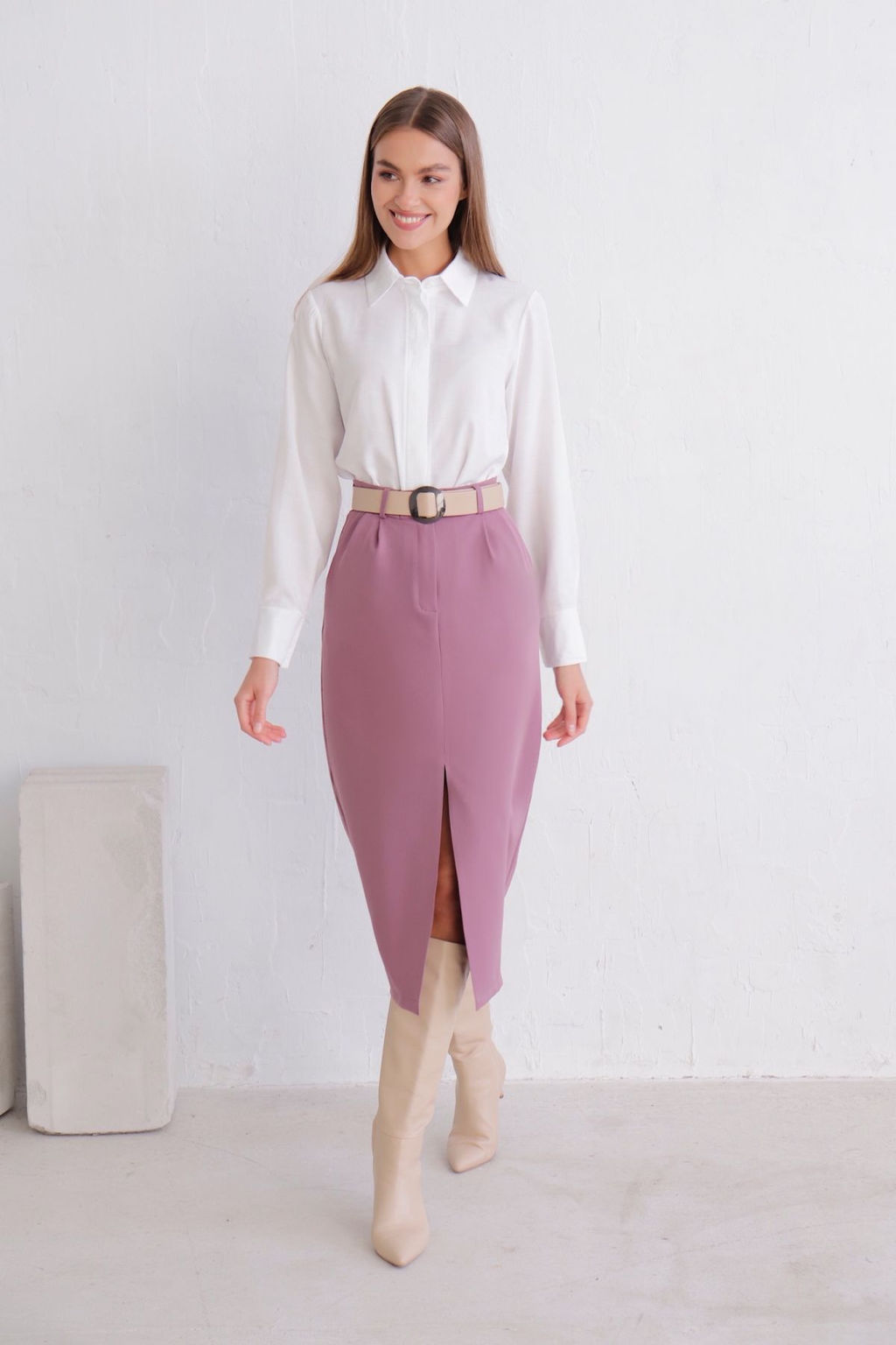 11822 Юбка миди-макси орхидея - Martichelli фото 2