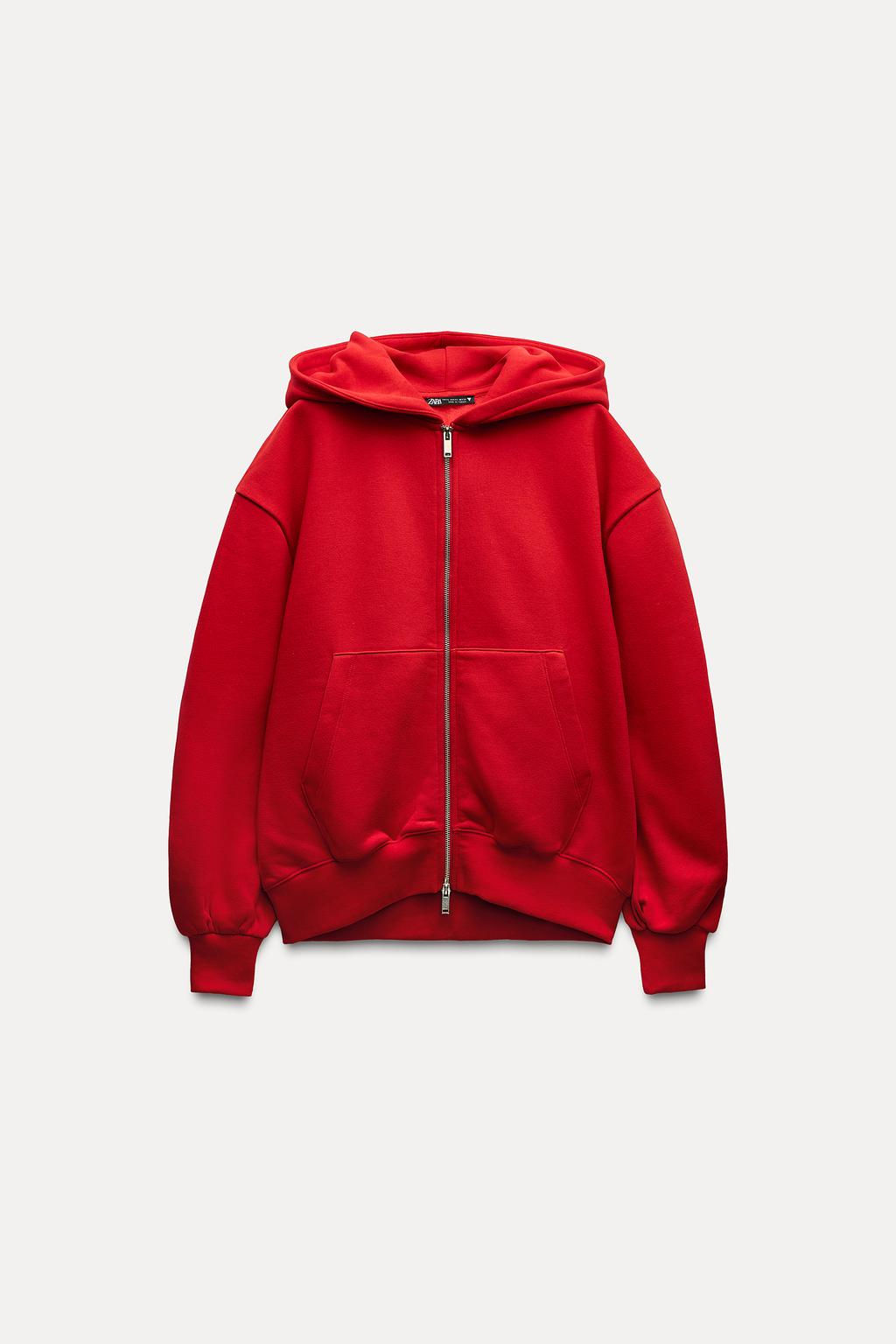 OVERSIZED ZIPPED SWEATSHIRT - Zara фото 15