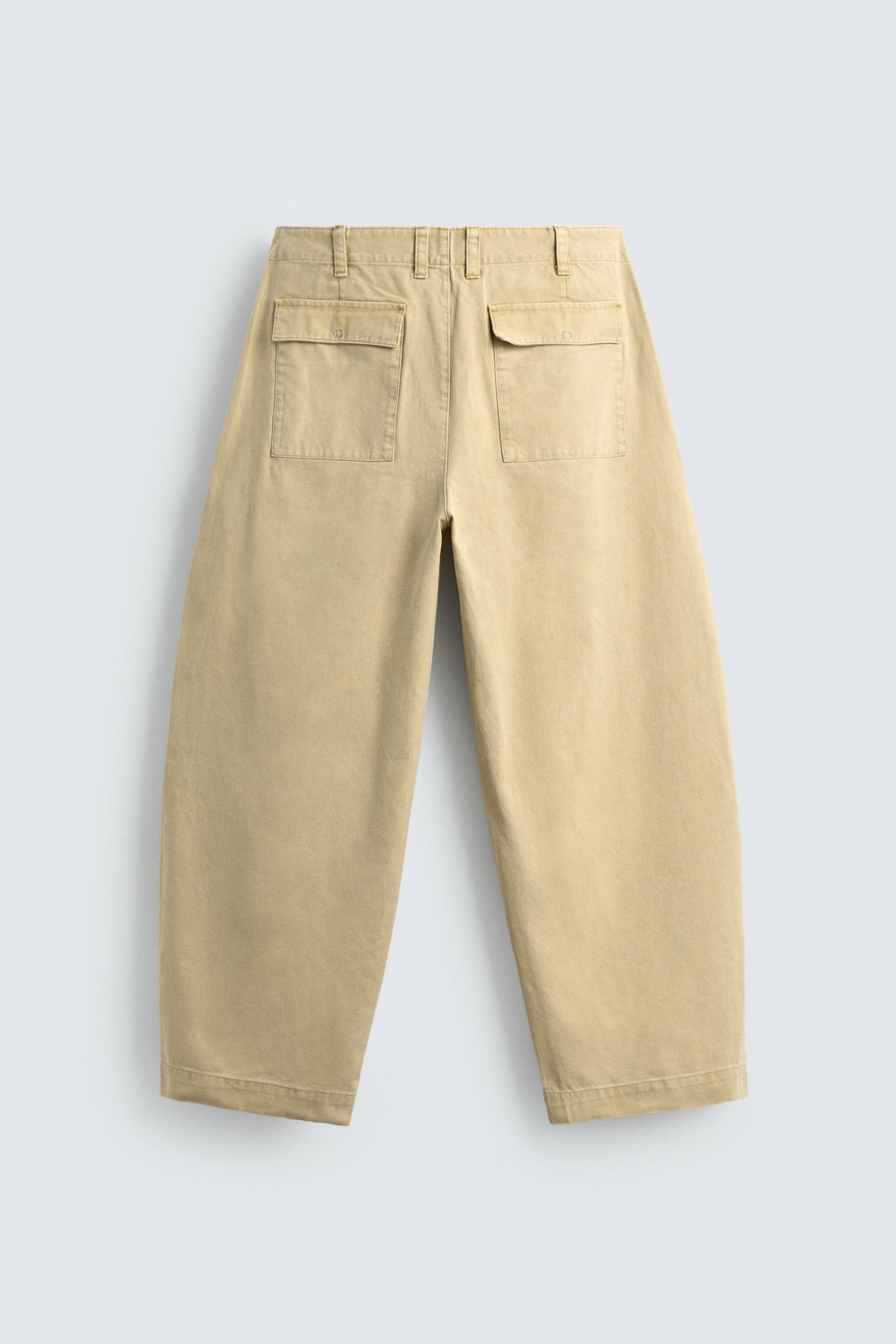 PANTAL?N BALLOON FIT LAVADO / Amarillo claro