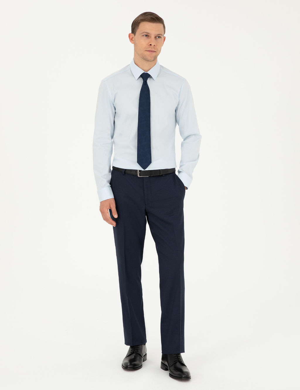 Lacivert Slim Fit Kuma_ Pantolon