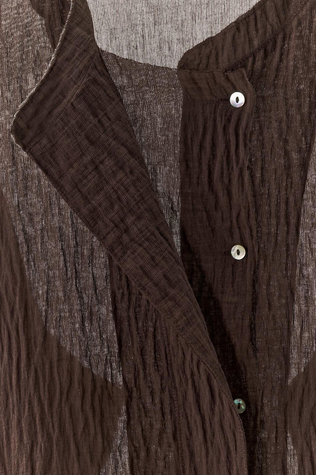 TEXTURED SHIRT WITH VISCOSE - Zara фото 9
