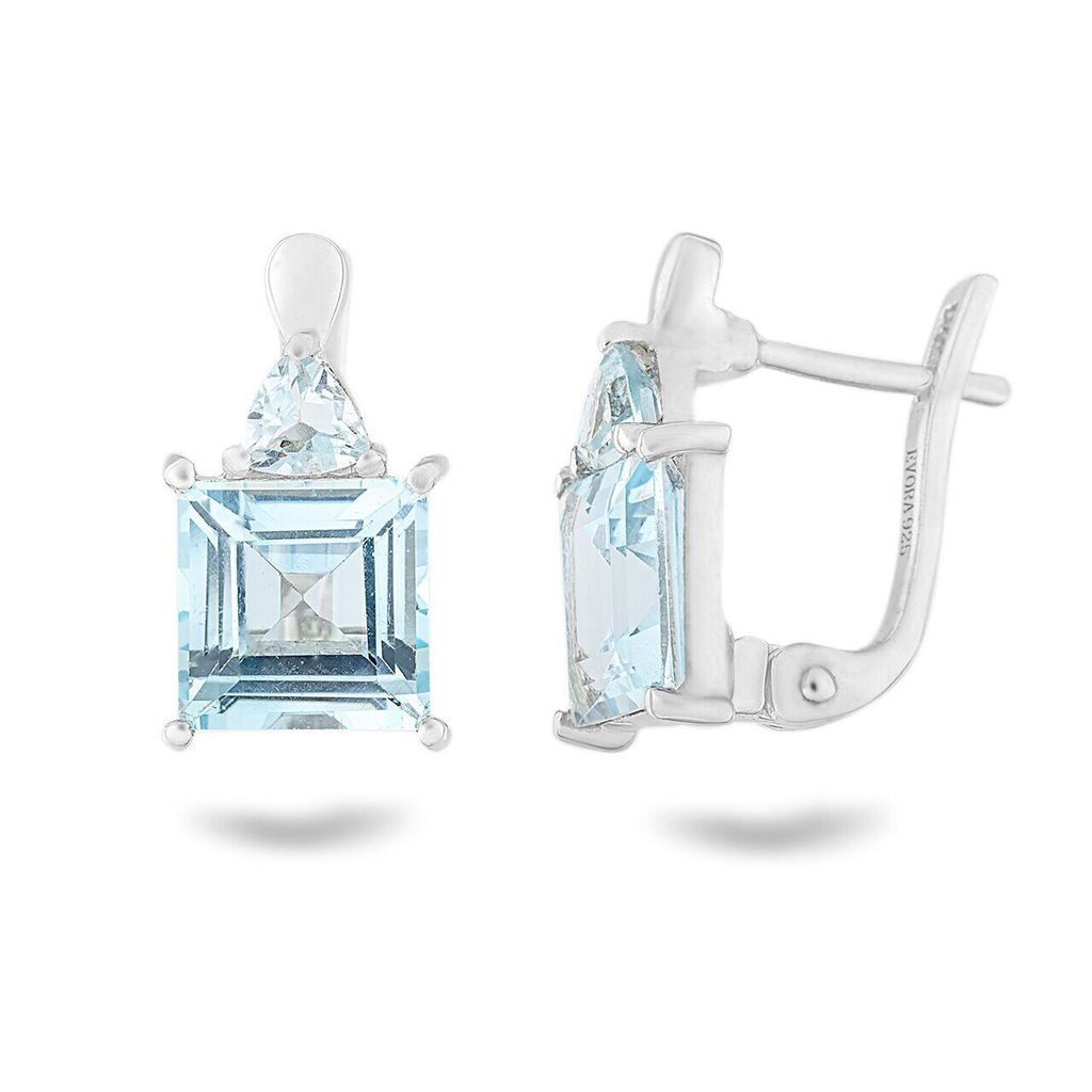 Серьги, топаз, Санторини