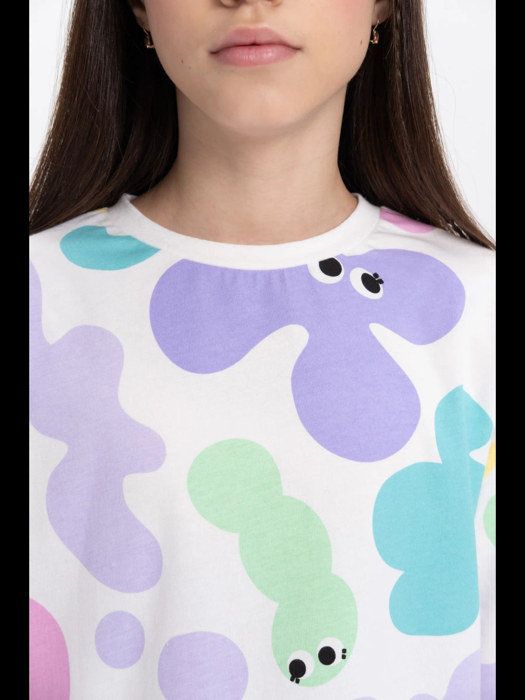 PELICAN, футболка для девочек, Молочный