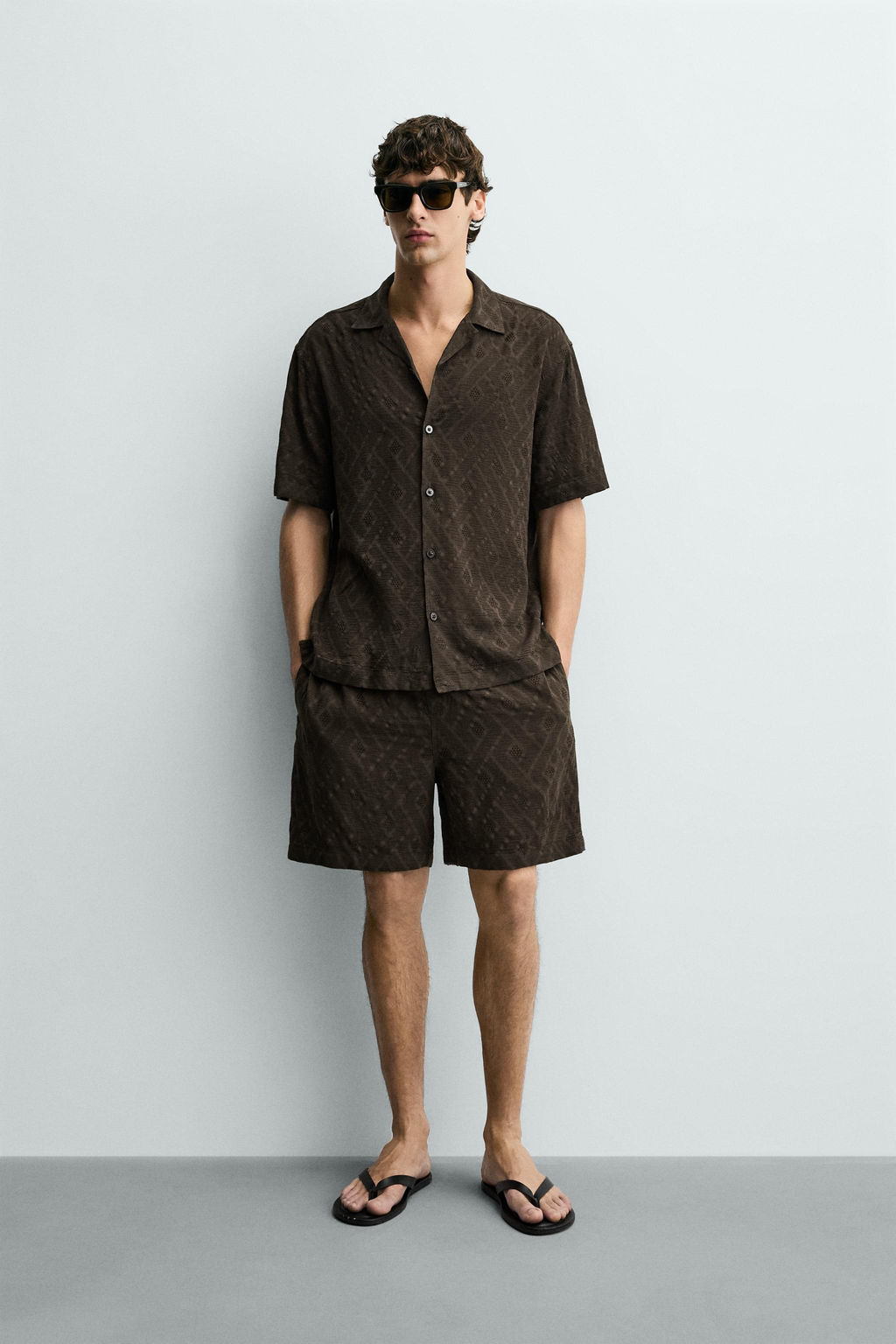 GEOMETRIC JACQUARD SHIRT - Zara фото 8