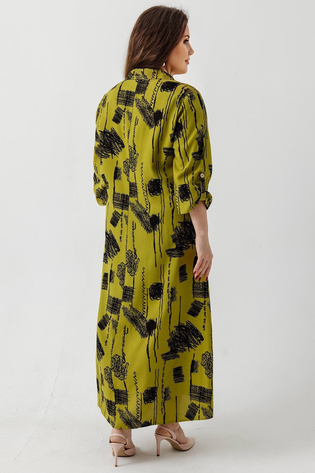 Платье 6145/05/Горчичный