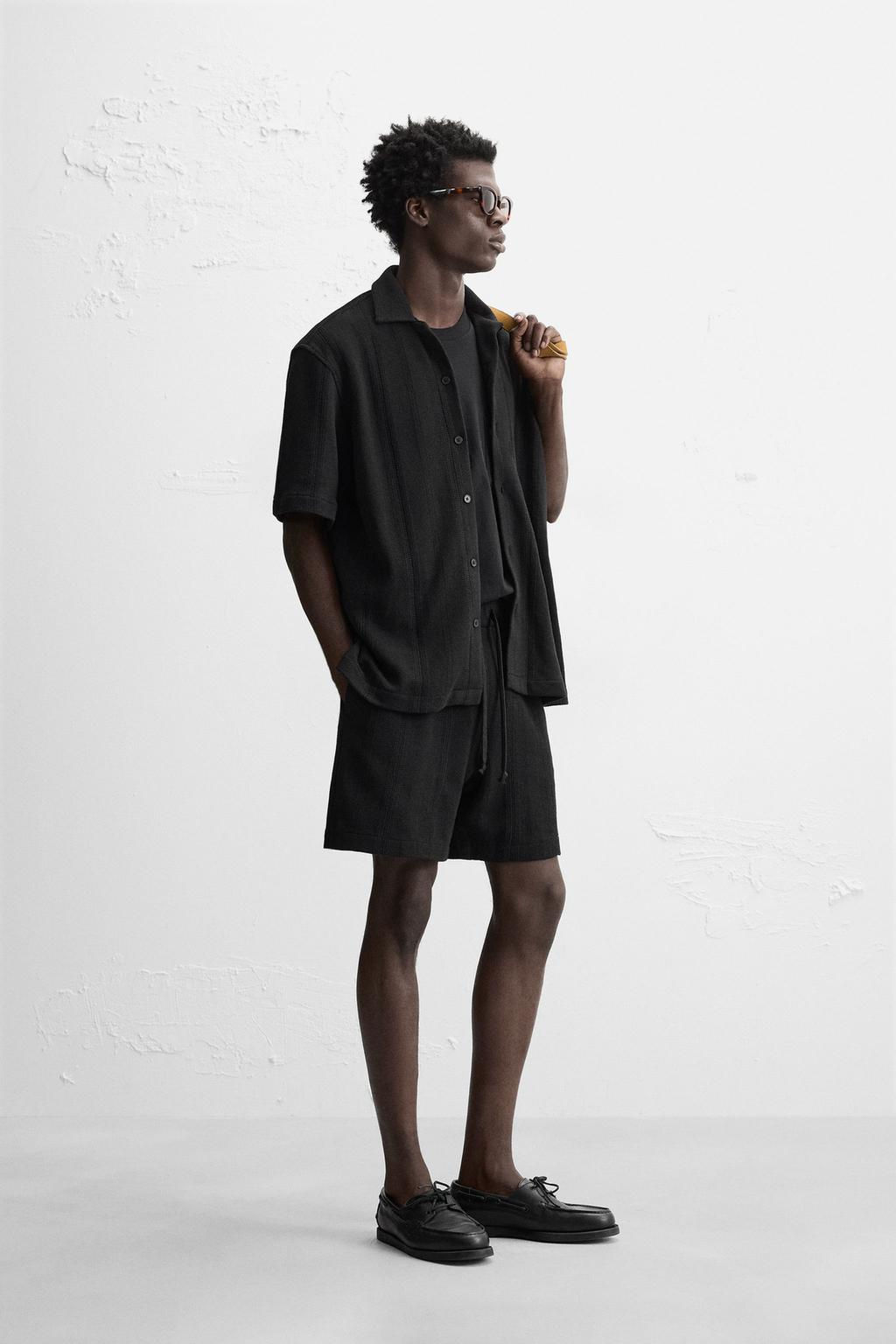 TEXTURED JACQUARD SHIRT - Zara фото 12