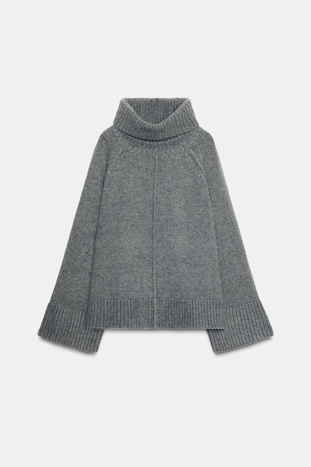 OVERSIZED KNIT HIGH NECK JUMPER - Zara фото 6