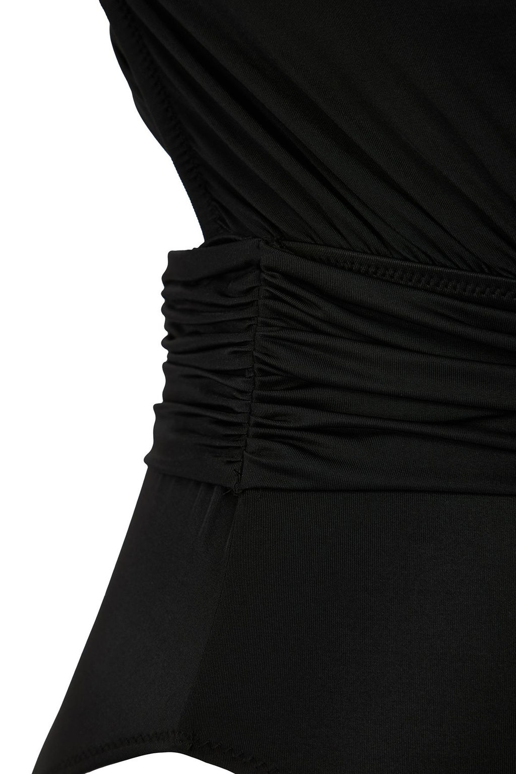 TRENDYOLMILLA Zebra Desenli Tek Omuz Drapeli Regular Mayo TBESS25MA00042 фото 7