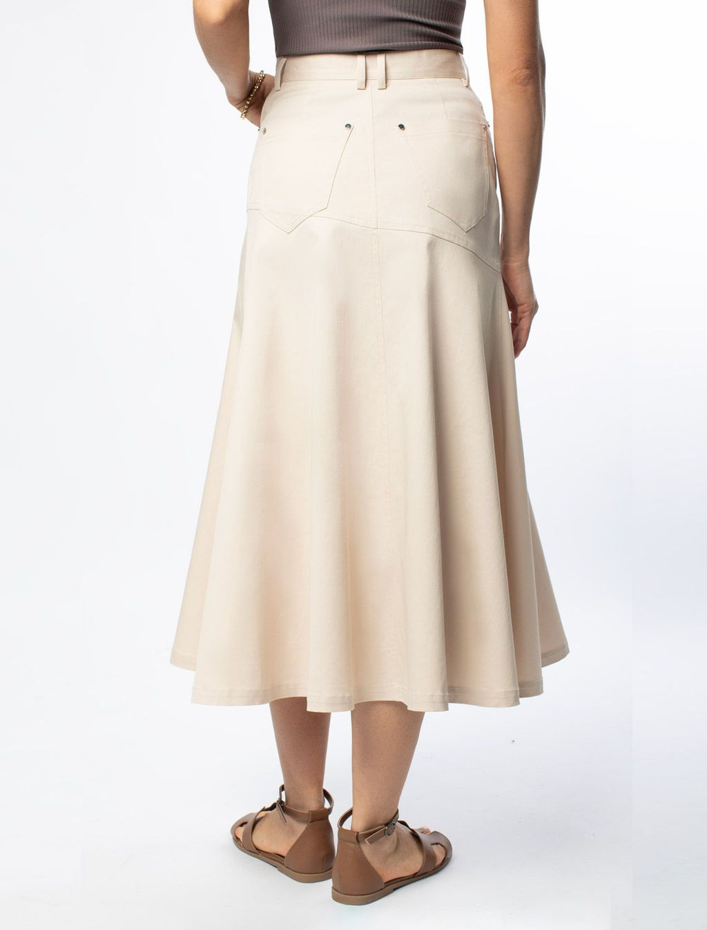 D26.198 Юбка женская светло-бежевый