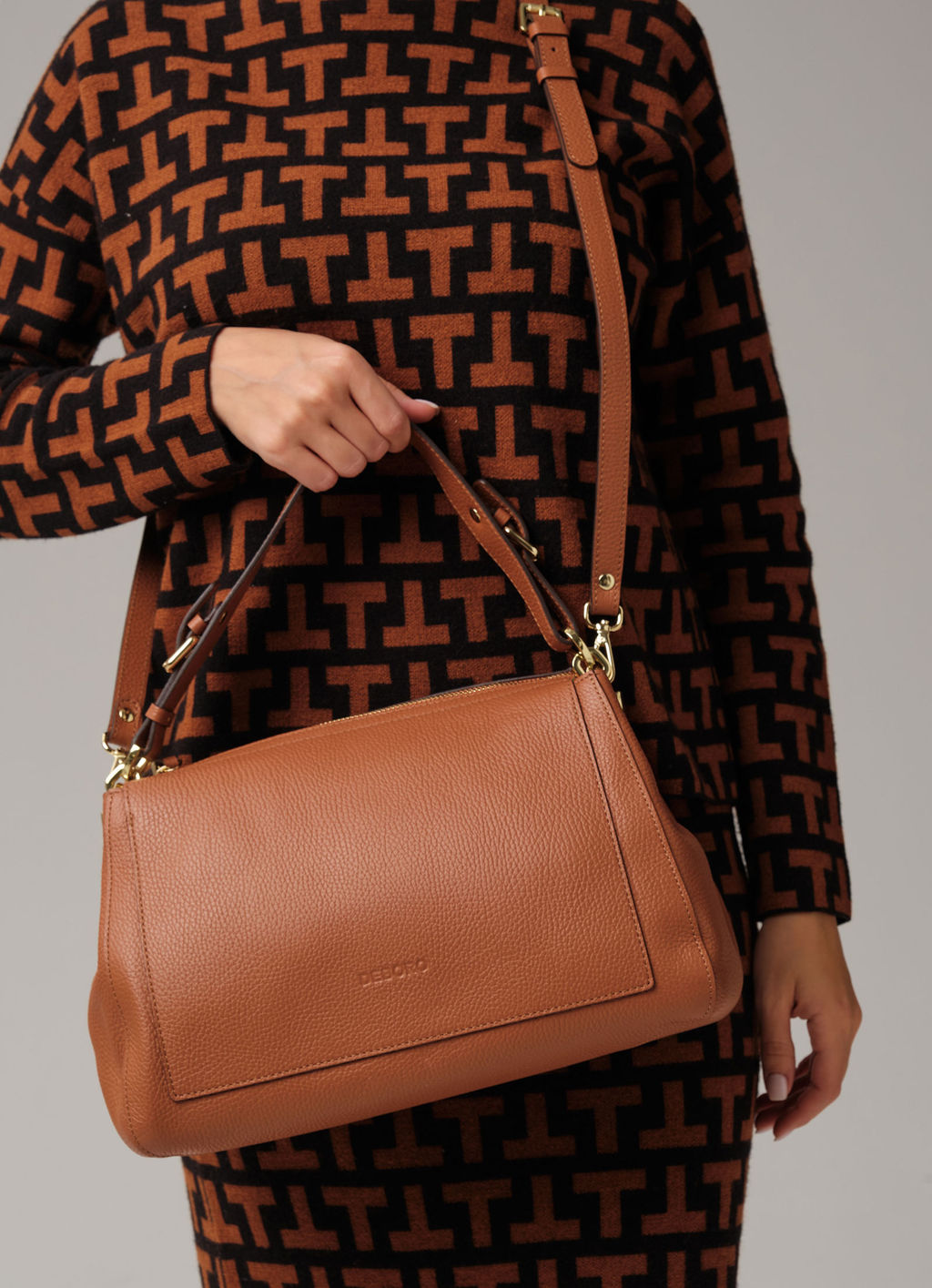 Сумка Deboro 31097 коричневый камень