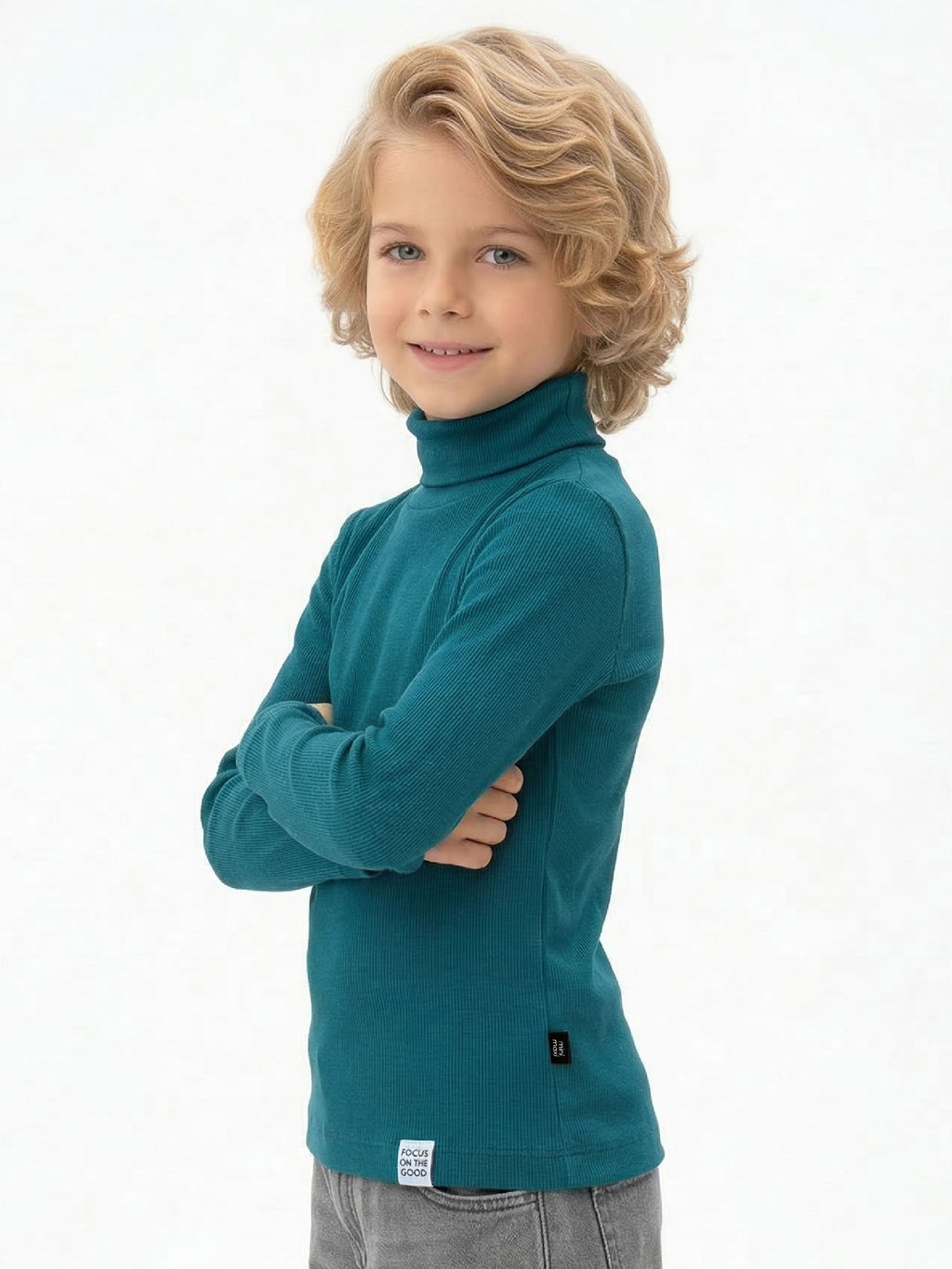 Водолазка 22-0015 зеленый