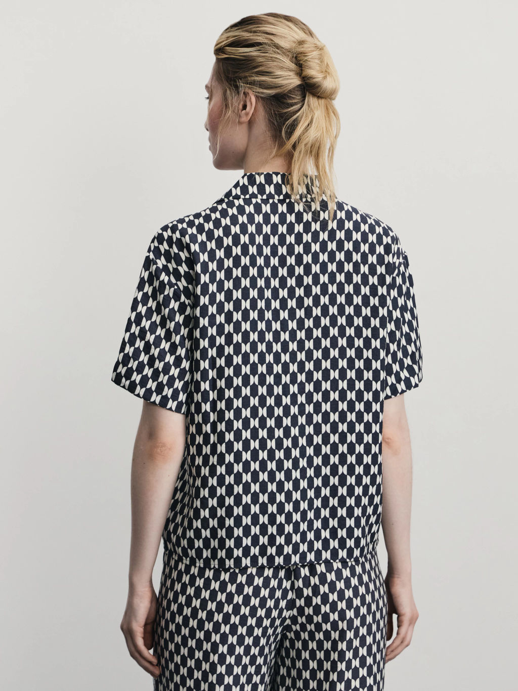 Рубашка из вискозы с принтом / Zarina  фото 5