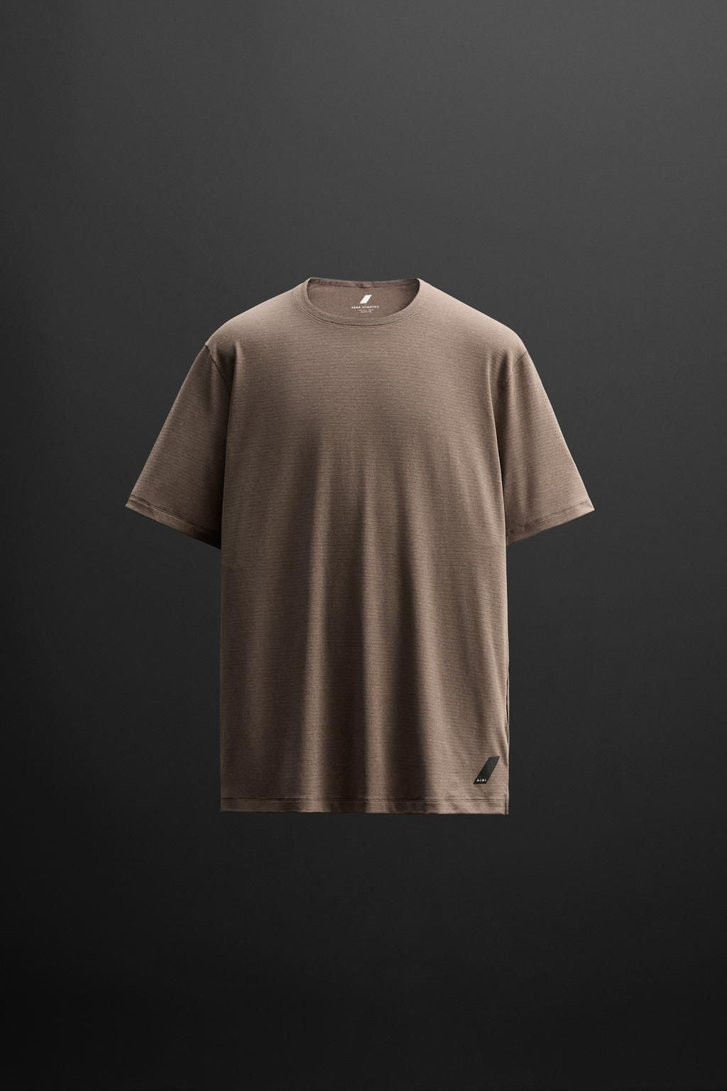 TEXTURED TRAINING T-SHIRT - Zara фото 16