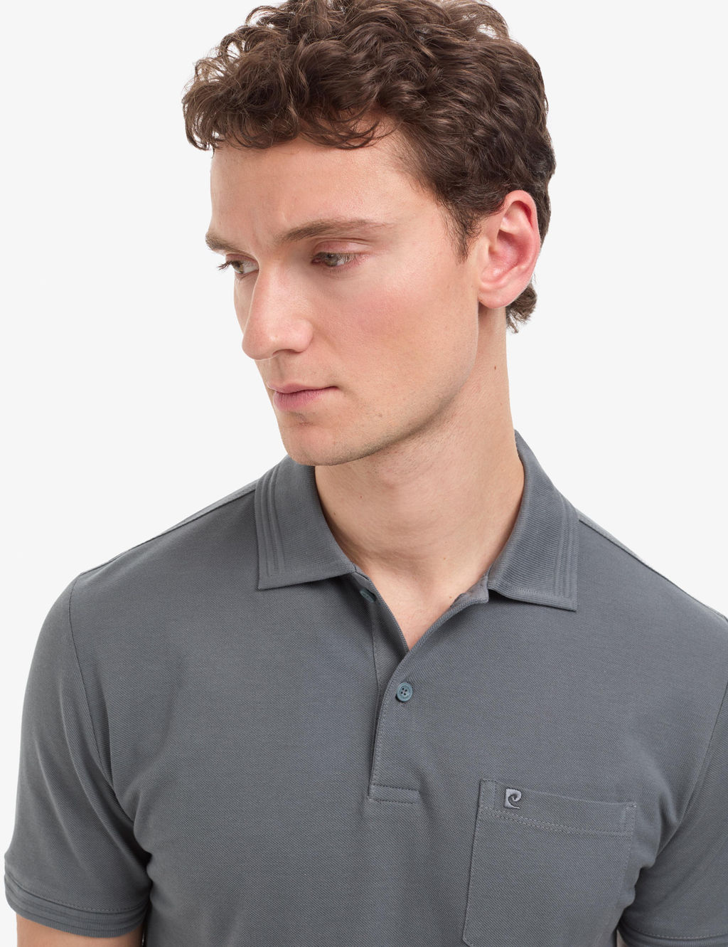 Antrasit Regular Fit %100 Pamuk K_vr_lmaz Polo Yaka Basic Ti__rt