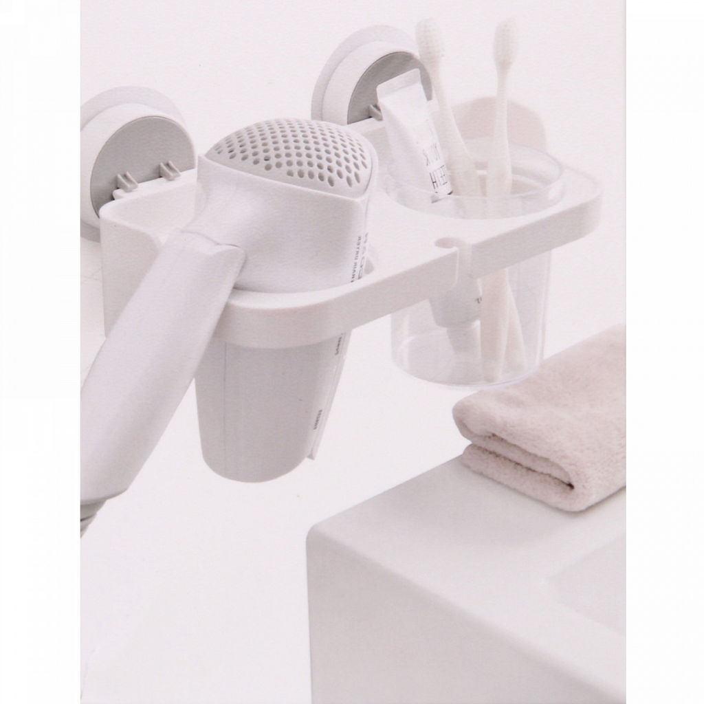 Полка для ванны с липким слоем 24.5х11х9см