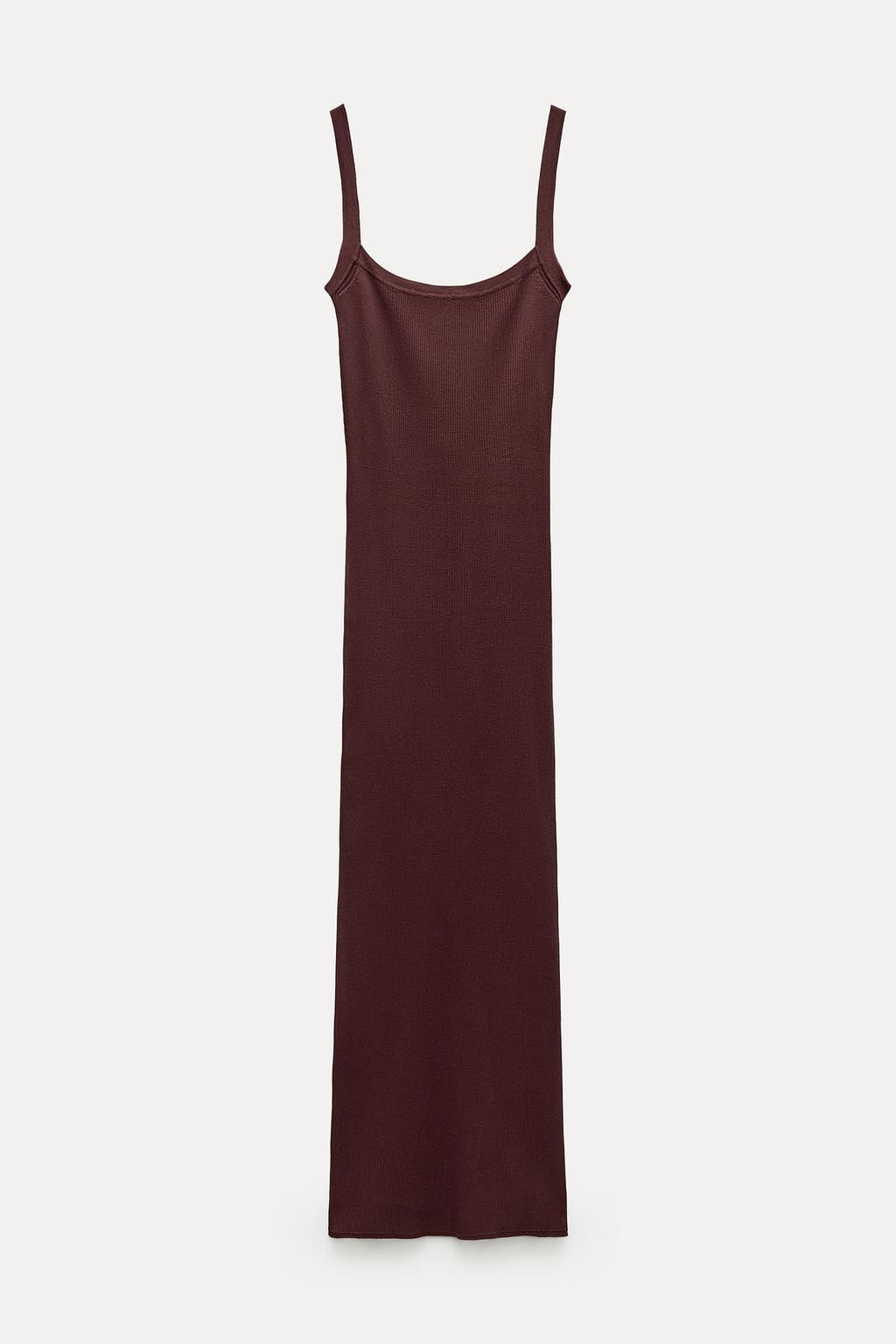 OPEN BACK KNIT MIDI DRESS - Zara фото 3
