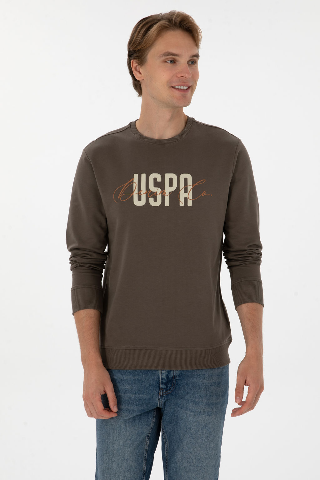 Erkek Vizon Sweatshirt Sepette S_rpriz _ndirim - U.s. polo assn фото 17