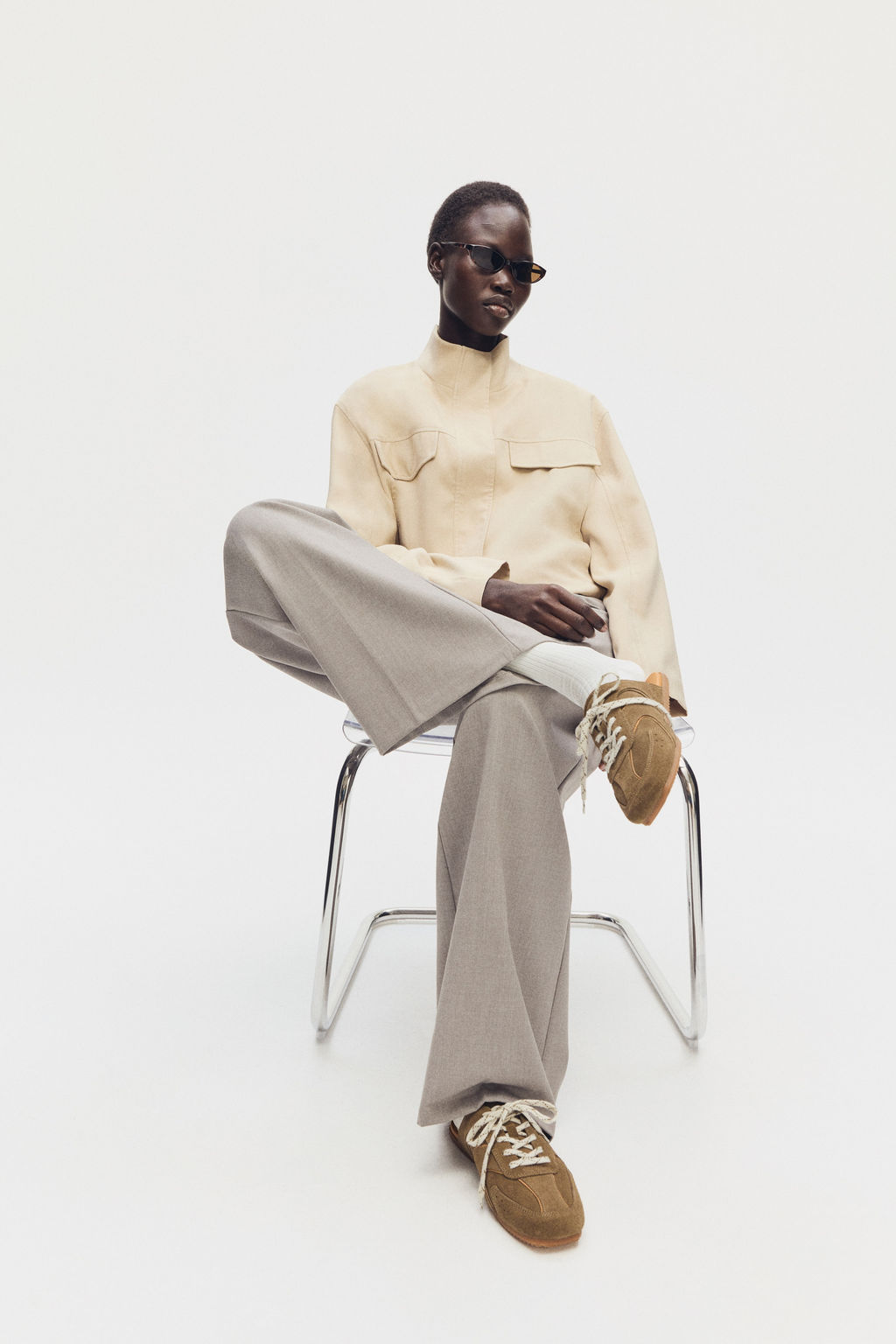 Mules de ante estilo deportivas - H&m фото 2