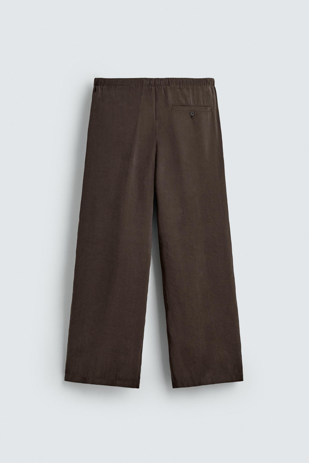 PANTAL?N FLUIDO RELAXED FIT / Marr?n - Zara фото 6