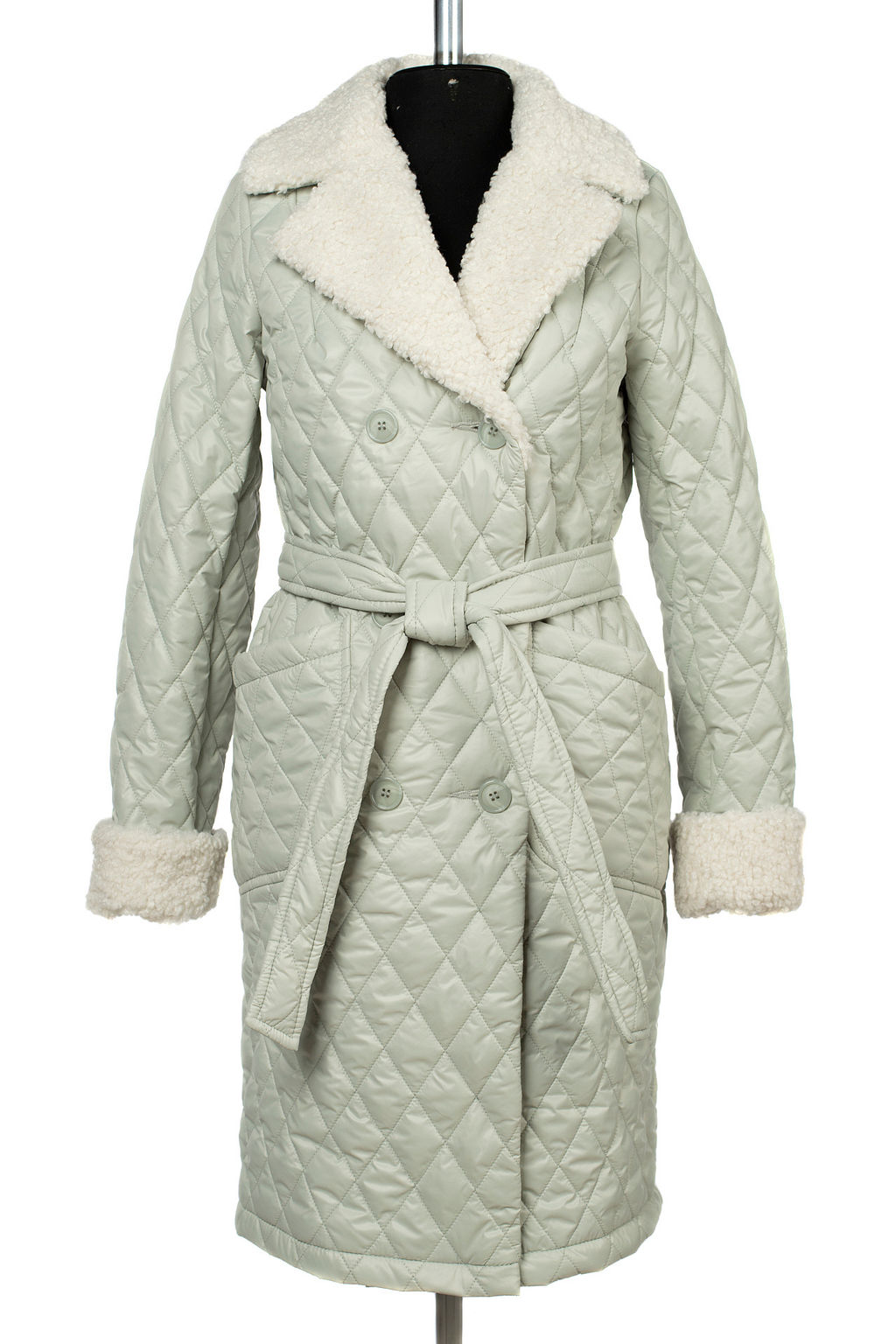 01-11528 Пальто женское демисезонное (пояс) - El podio фото 8