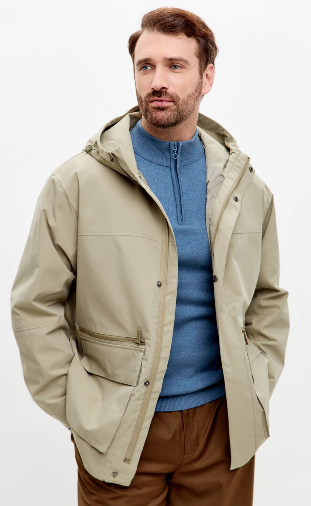 Ветровка F611-1317 d.beige - Fine joyce фото 3