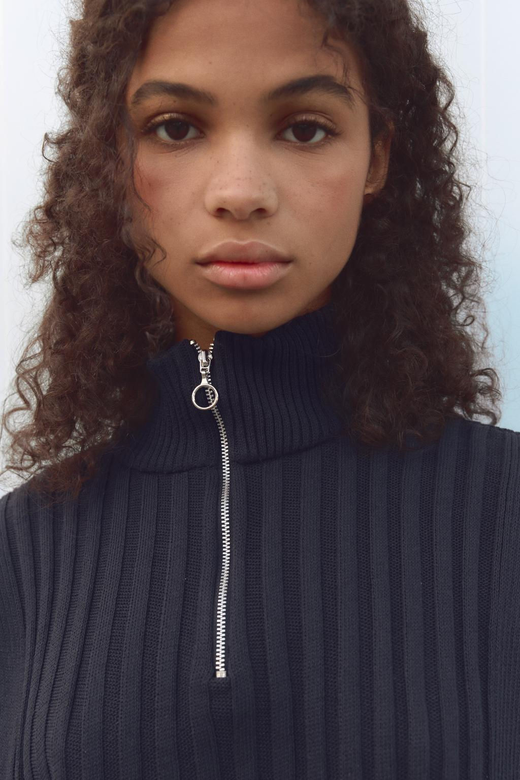 ZIP-UP GILET T-SHIRT - Zara фото 3