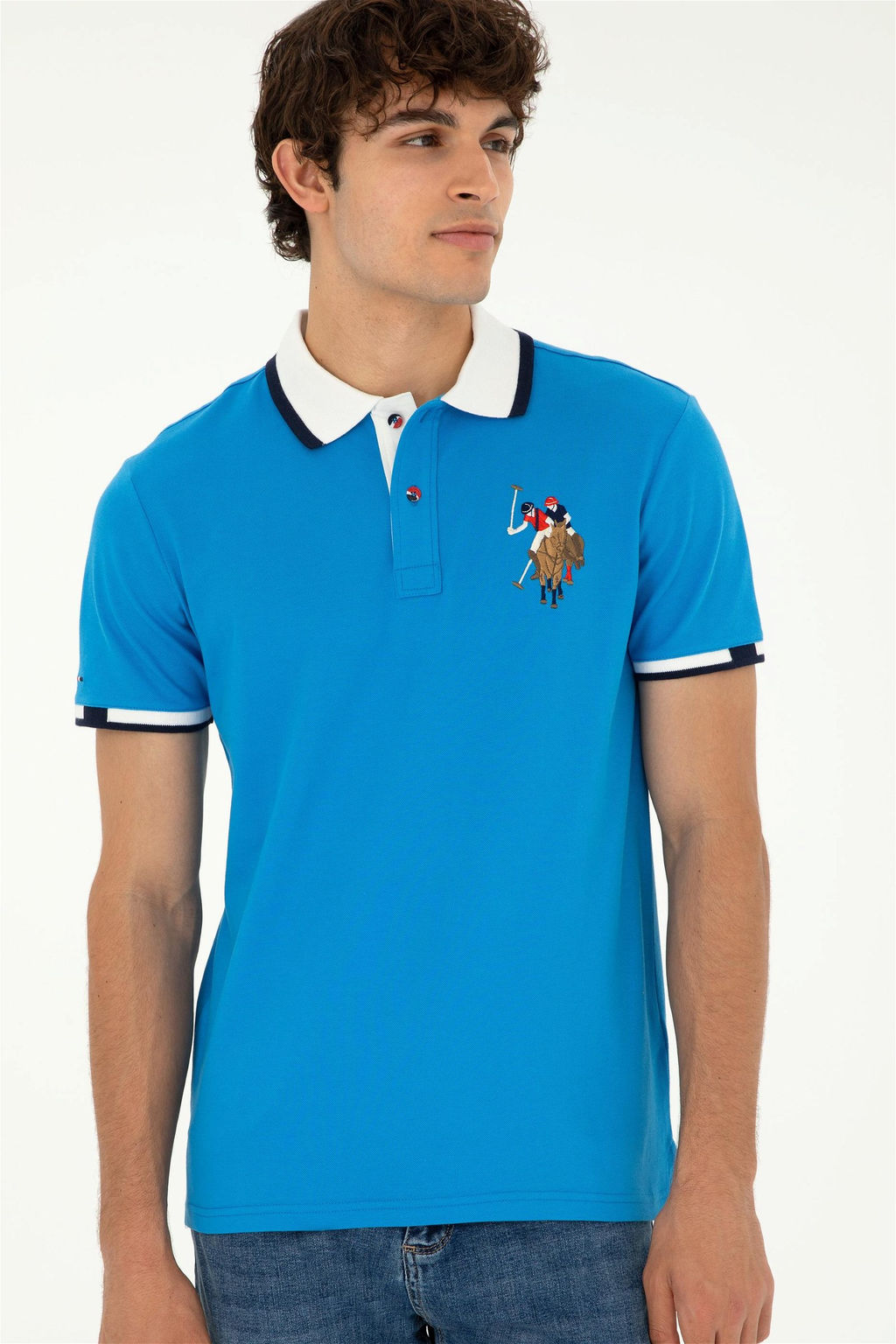 Мужская базовая футболка Saks - U.s. polo assn фото 3