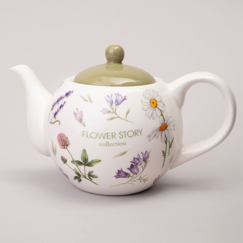 ЧАЙНИК AGNESS FLOWER STORY 22,5*13*14,5 СМ 900 МЛ