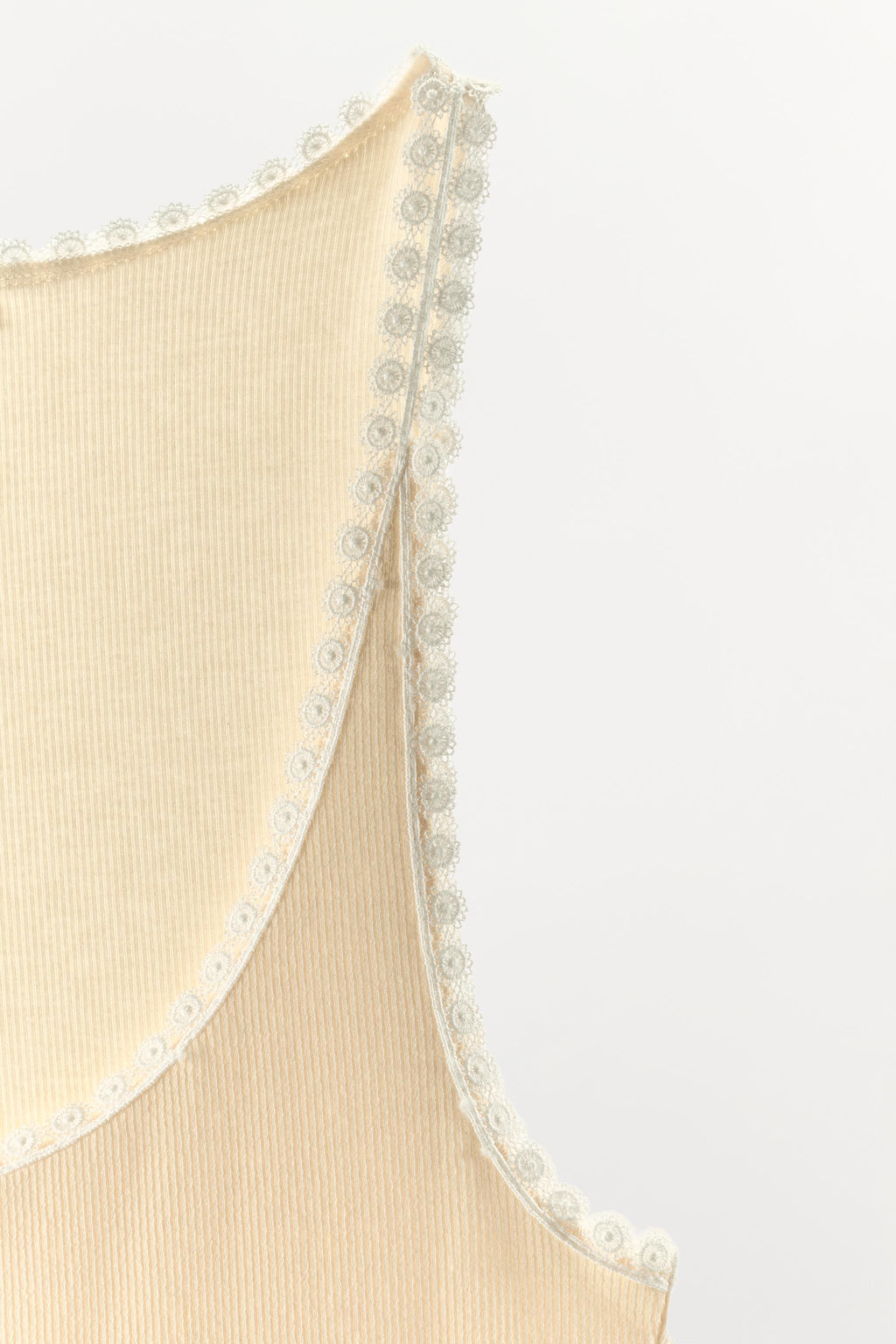 TOP RIB PUNTILLA / Crudo - Zara фото 5
