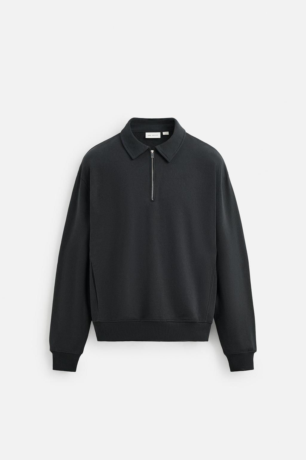 POLO SWEATSHIRT WITH ZIP - Zara фото 15